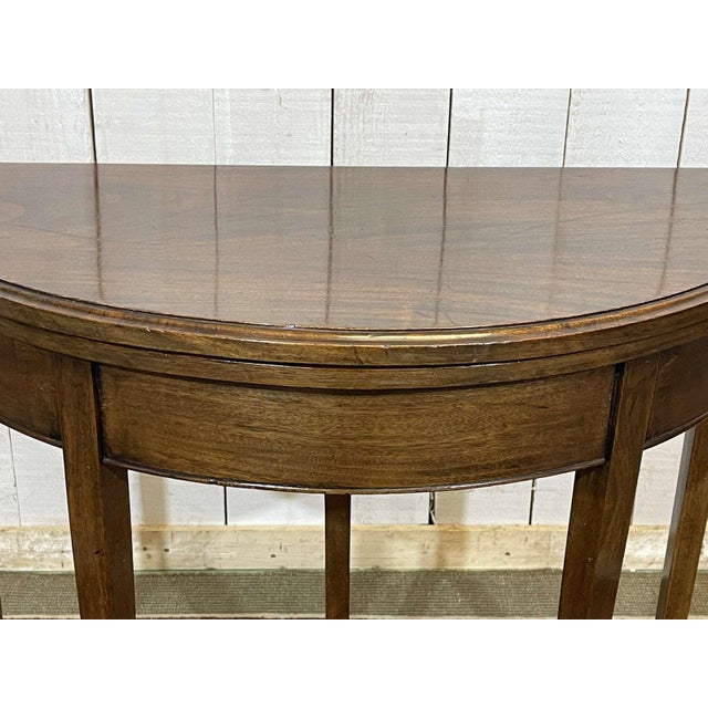 Early 20th Century English Mahogany Games Table For Sale - Image 5 of 16