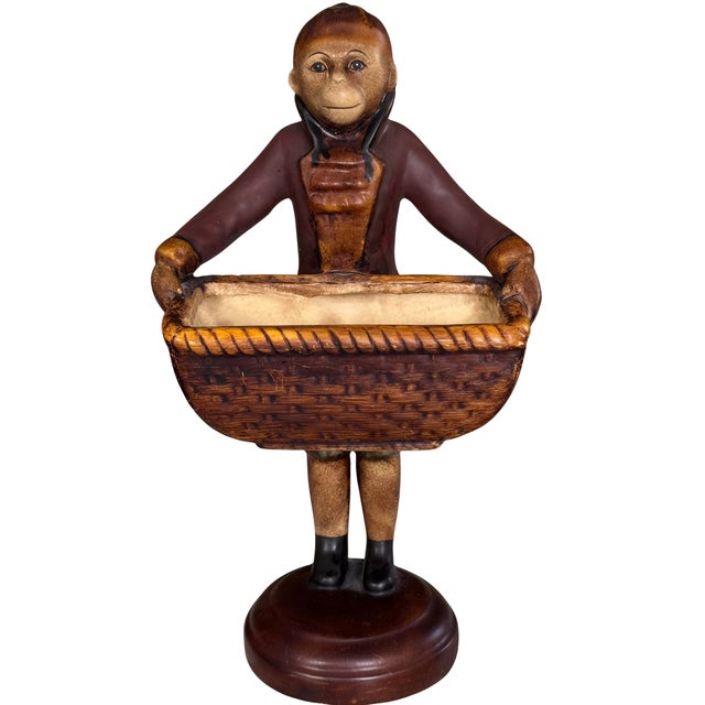 Singerie Motif Planter / Cachepot For Sale - Image 13 of 15