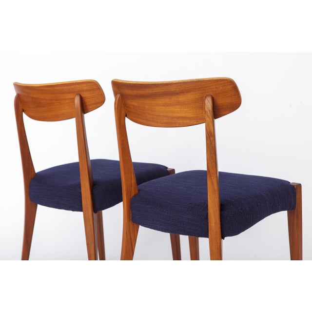 Vintage Danish Teak Chairs, 1960s, Set of 3 For Sale - Image 11 of 12