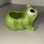1990s Vintage MCM Mottahedeh Jean Rogers Style Frog Green Hobnail Cachepot Planter For Sale - Image 5 of 6