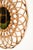 Gold Round Organic Mirror in Rattan and Wicker by Franco Albini, Italy, 1960s For Sale - Image 8 of 13