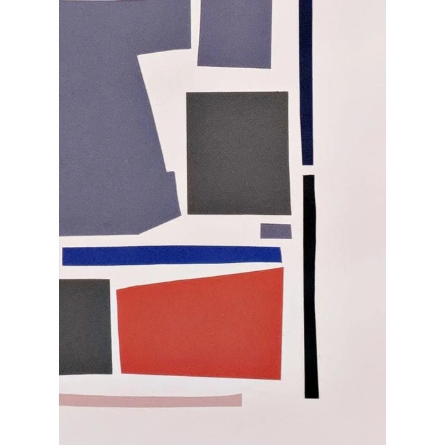 Modern Hardedge Collage by Rolf Hans, 1994 For Sale - Image 3 of 5