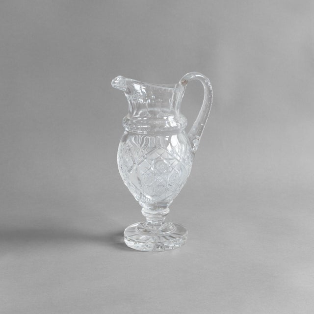 Vintage Cut Glass Jug, 1930s For Sale - Image 9 of 9