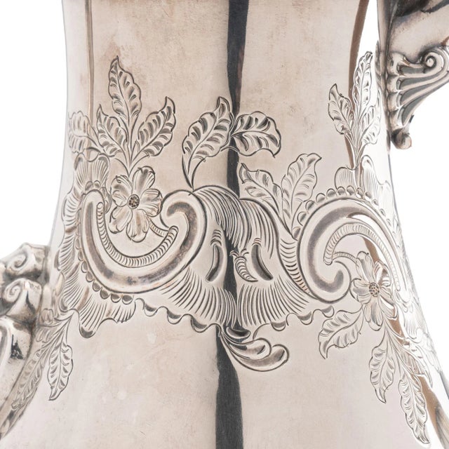 English Georgian Pyriform Sheffield Coffee Pot, C. 1750 For Sale - Image 11 of 13