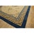 Textile 1890s Antique Chinese Peking Wool Rug Blue & Ivory Late Qing Dynasty 9' X 11' 8" For Sale - Image 7 of 9