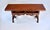 20th Century Spanish Fold Out Dining and Console Table With Iron Stretcher and Two Drawers For Sale - Image 4 of 17