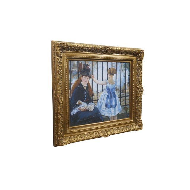 Reproduction oil-on-canvas painting, beautifully capturing Édouard Manet’s famous 1873 Impressionist masterpiece, The...