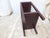 Vintage Leather Covered Console Table For Sale In Boston - Image 6 of 6