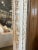 Early 20th Century Oversized Antique Frame Mirror in Distressed White Finish For Sale - Image 5 of 6