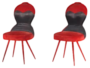Set of Side Chairs, France, 1950s