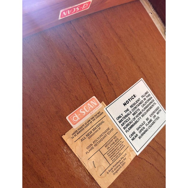 Mid 20th Century Danish Teak D-Scan Dining Chairs For Sale - Image 5 of 10