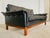 Vintage Scandinavian Black Buttoned Leather Sofa from Ikea, 1960s For Sale - Image 12 of 18