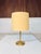 Table Lamp with Brass Base and Silk Shade by Swiss Lamps International, Zurich, 1970s For Sale - Image 14 of 14