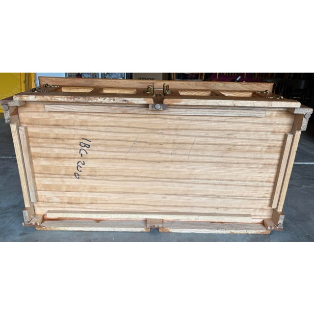 Vintage Surewood Oak Icebox Coffee Table & Storage Chest For Sale - Image 10 of 10