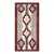 1920s Small Tribal Antique Bold Geometric Native American Flat Weave Navajo Rug For Sale