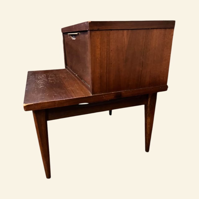 Kent Coffey Mid 20th Century Kent Coffey Tableau Mid Century Nightstand For Sale - Image 4 of 9