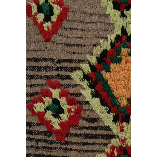 Vintage Moroccan Runner Rug With Colorful Diamond Medallions, From Rug & Kilim For Sale In New York - Image 6 of 7
