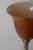 French Art Deco Style Table Lamp with Brown Overlay Glass, 1980s For Sale - Image 13 of 17