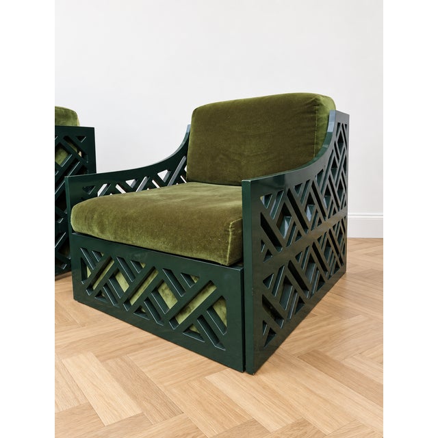 1970s Vintage Armchairs from Vivai Del Sud, 1970s, Set of 2 For Sale - Image 5 of 7