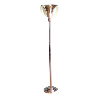 French Art Deco Floor Lamp attributed to Henri Petitot, 1930s For Sale