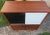 Vintage French Sideboard with Black and White Glass Doors, 1955 For Sale - Image 3 of 9