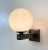 Not Yet Made - Made To Order 21st Century Satin Black Nickel and Glossy White Deco Sconce by Fabio Ltd For Sale - Image 5 of 9