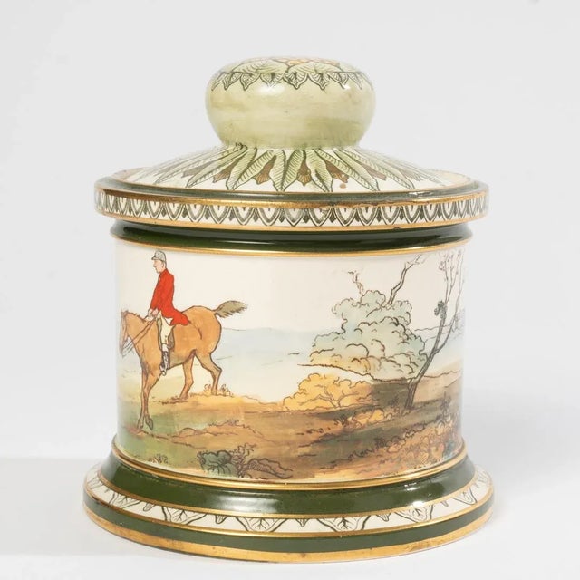 Royal Doulton Early 20th Century Royal Doulton Ceramic Humidor For Sale - Image 4 of 12