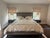 Green French Contemporary Fabric Panel Bed For Sale - Image 8 of 18
