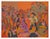 Large 1966 Emmanuel Mané-Katz Judaica Lithograph "Danse" (Dance) For Sale