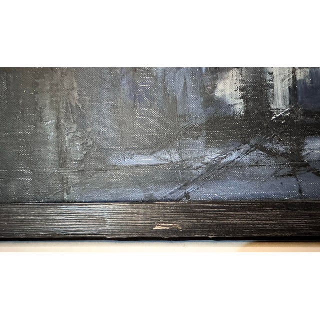 Mid-Century Style Waterside Painting For Sale In Miami - Image 6 of 11