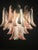 Murano Glass Pink and White Lattimo Chandelier, 1980s For Sale - Image 12 of 13