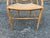Vintage McGuire style Faux Bamboo Rattan Spider Web Design Cracked Ice Caned Seat Armchair Faux bamboo with spider web...
