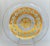 1980s 1980s Culver Valencia Large Round Gold Glass Platter For Sale - Image 5 of 5