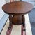 Antique Quartersawn Oak Round Tabouret Table With Glass Ball & Claw Feet For Sale - Image 4 of 18
