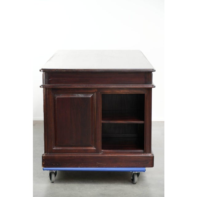 Wood Antique Wooden Desk in Wood, 1900s For Sale - Image 7 of 16