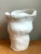 Vintage Biomorphic Sculptural White Ceramic Vase For Sale In West Palm - Image 6 of 14