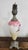 Late 19th Century Circa 1900 Victorian Rococo Revival Pink Rose Porcelain & Spelter Mantel Ewer For Sale - Image 5 of 18