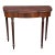 Late 19th Century Sheraton Mahogany Flip Top Card Console Table For Sale