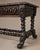 Brown Antique English Jacobean Revival Carved Oak Library Writing Table by Hobbs & Co. London For Sale - Image 8 of 12