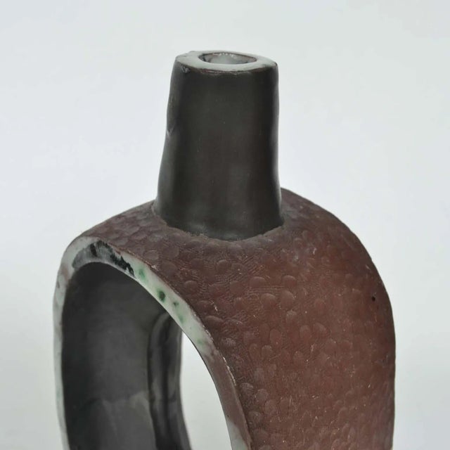 Hand Formed Studio Pottery Vases by Krystyna Czelny, 1960s, Set of 3 For Sale - Image 9 of 18