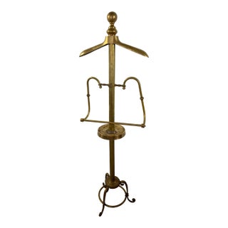 Vintage Store Display Brass Valet For Sale