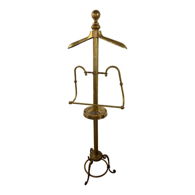 Vintage Store Display Brass Valet For Sale