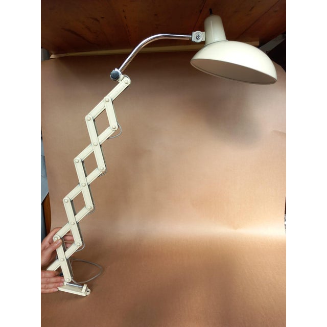 Extendable Scissor Lamp, 1950s For Sale - Image 6 of 11
