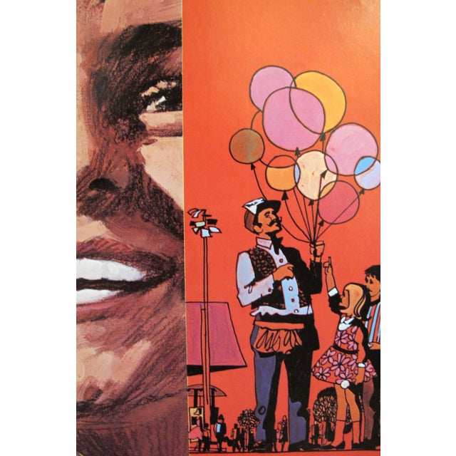 1967 Vintage Montreal Poster, Expo 67 (Orange, Boy) William Wright For Sale - Image 4 of 5