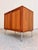 Teak Chest of Drawers with Hinged Doors by H. W. Klein for Bramin For Sale - Image 4 of 11