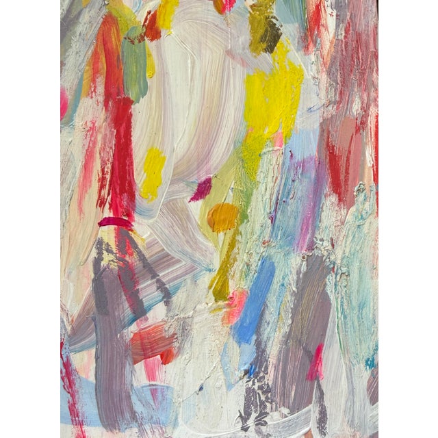 2020s Framed Abstract Mixed-Media Painting For Sale - Image 5 of 5