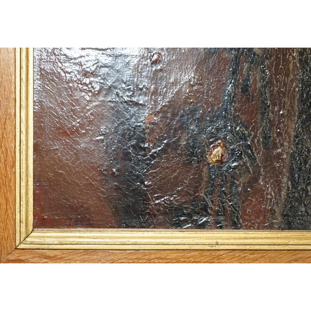 French Napoleon III Artist, Gentleman in Headscarf, 1860, Oil Painting, Framed For Sale - Image 9 of 18