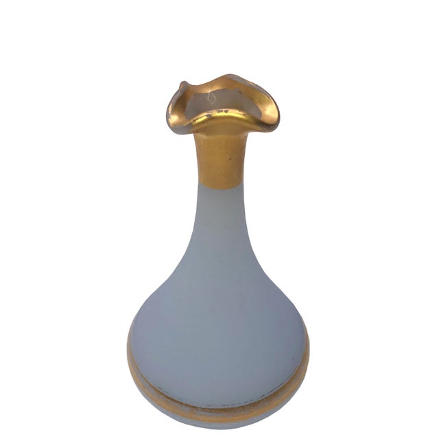 Small French Blue Opaline Vase 19th Century For Sale In Dallas - Image 6 of 6