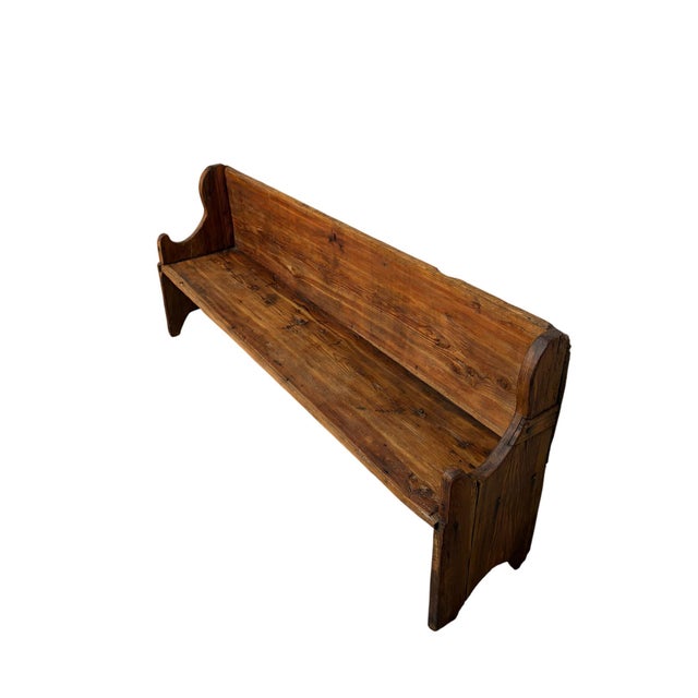 Late 19th Century Rustic Bench in Mountain Larch For Sale - Image 3 of 7