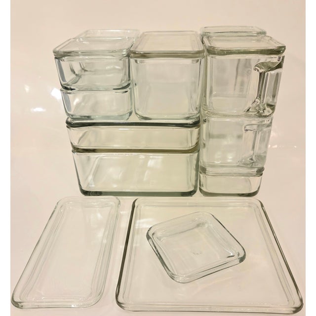 Contemporary Kubus Tableware by Wilhelm Wagenfeld for Weisswasser, 1930s, Set of 20 For Sale - Image 3 of 16